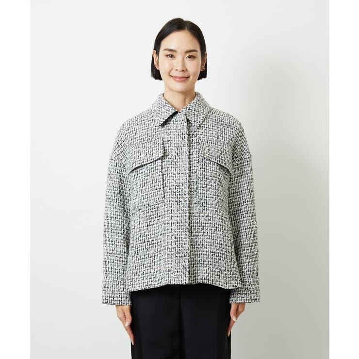 ファンシーツイードCPOジャケット | MICHEL KLEIN | 詳細画像25 