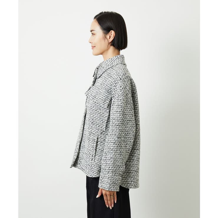 ファンシーツイードCPOジャケット | MICHEL KLEIN | 詳細画像26 