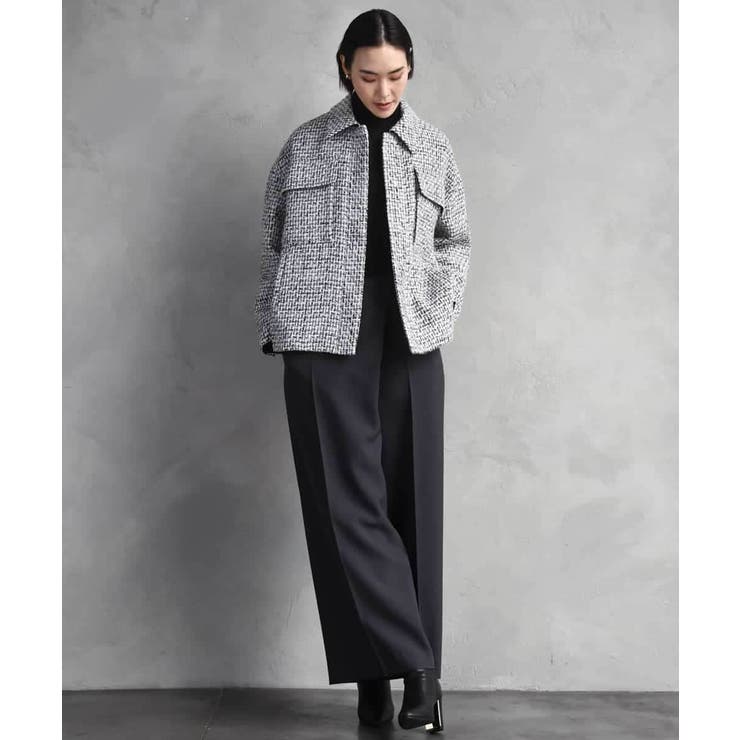 ファンシーツイードCPOジャケット | MICHEL KLEIN | 詳細画像6 