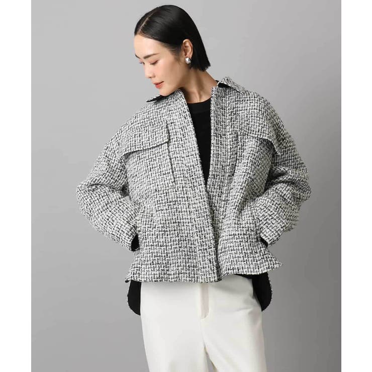 ファンシーツイードCPOジャケット | MICHEL KLEIN | 詳細画像7 