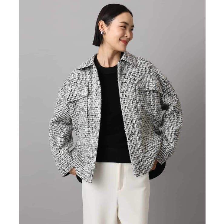 ファンシーツイードCPOジャケット | MICHEL KLEIN | 詳細画像8 