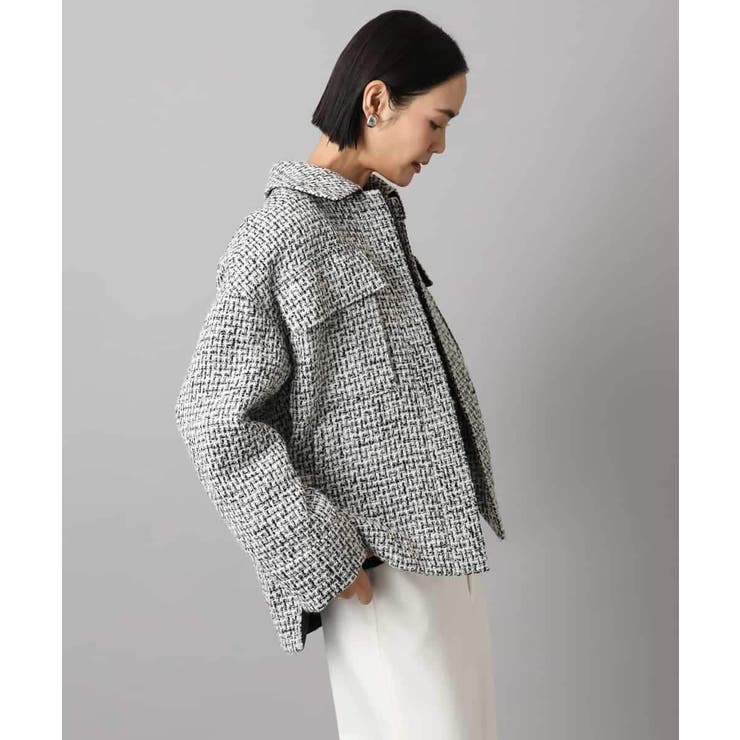 ファンシーツイードCPOジャケット | MICHEL KLEIN | 詳細画像9 