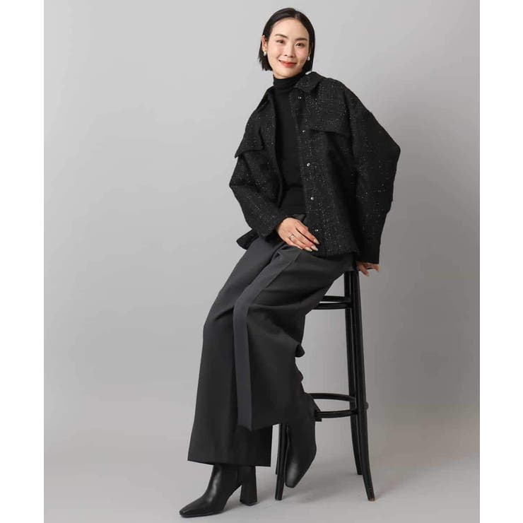 ファンシーツイードCPOジャケット | MICHEL KLEIN | 詳細画像12 