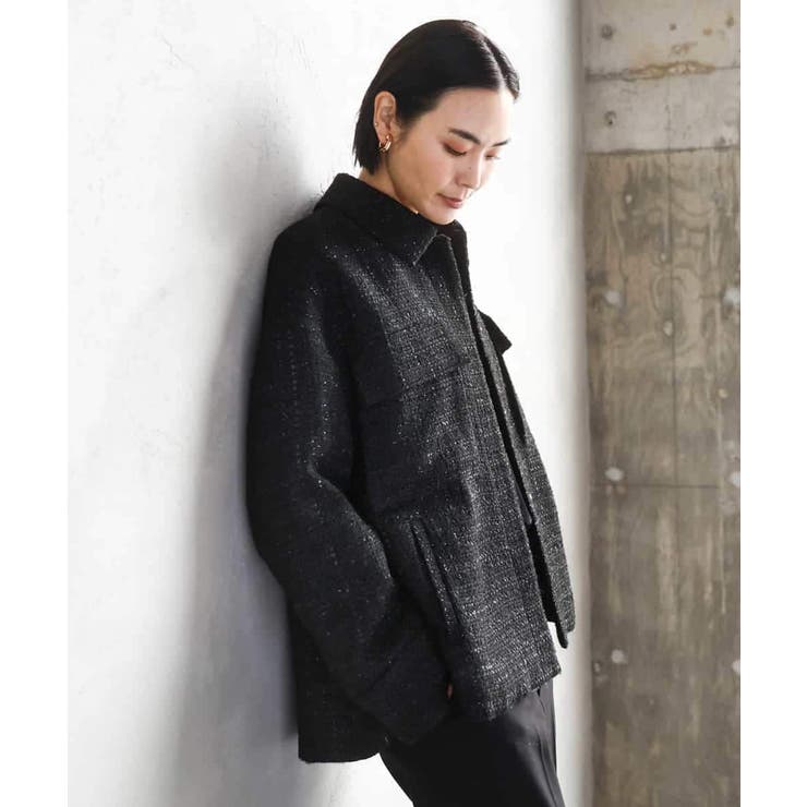 ファンシーツイードCPOジャケット | MICHEL KLEIN | 詳細画像13 