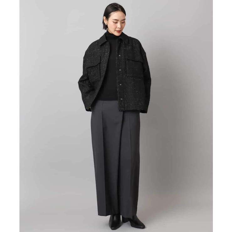 ファンシーツイードCPOジャケット | MICHEL KLEIN | 詳細画像4 