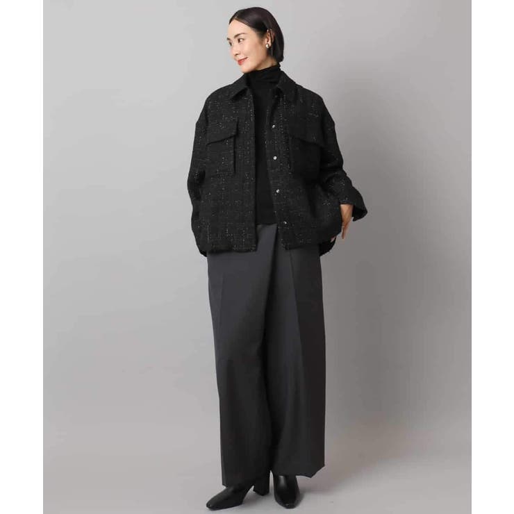 ファンシーツイードCPOジャケット | MICHEL KLEIN | 詳細画像6 