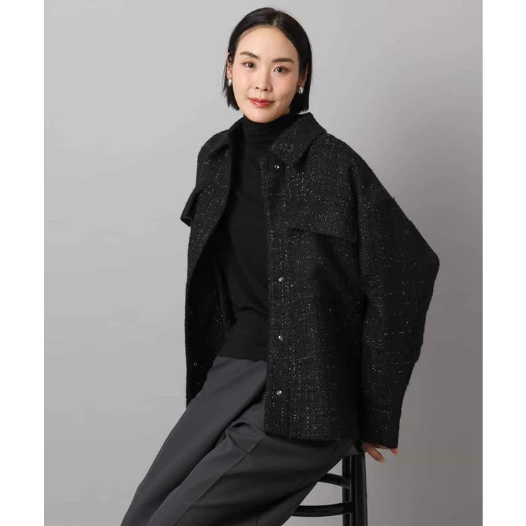 ファンシーツイードCPOジャケット | MICHEL KLEIN | 詳細画像7 