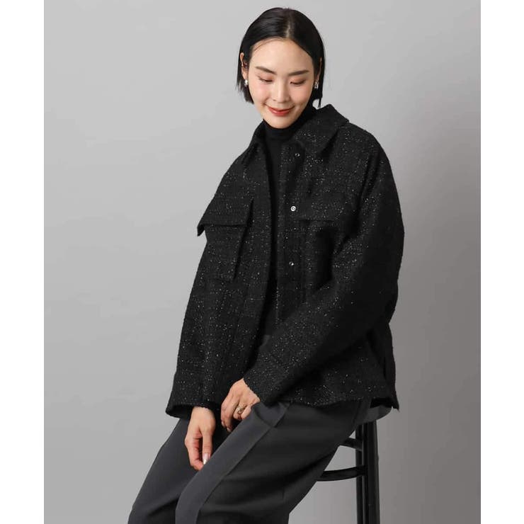 ファンシーツイードCPOジャケット | MICHEL KLEIN | 詳細画像9 