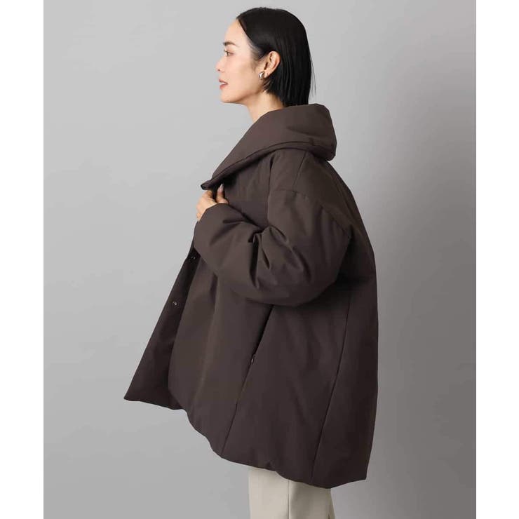 ［撥水加工］ショールカラーダウンコート | MICHEL KLEIN | 詳細画像10 