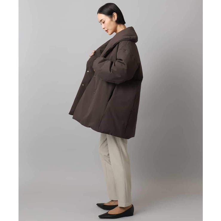 ［撥水加工］ショールカラーダウンコート | MICHEL KLEIN | 詳細画像13 