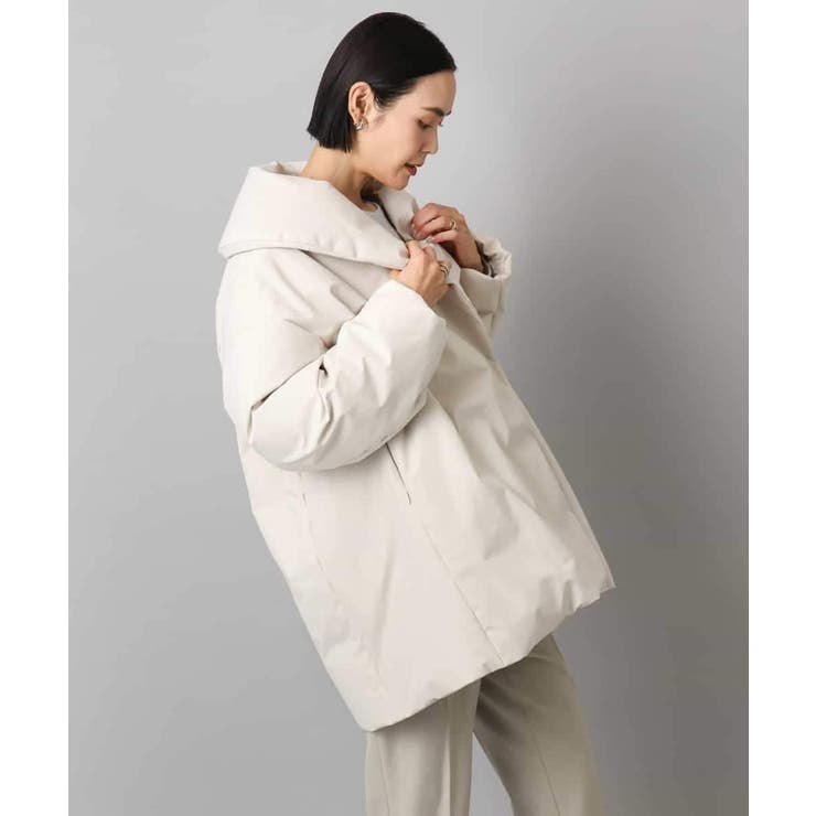 ［撥水加工］ショールカラーダウンコート | MICHEL KLEIN | 詳細画像19 