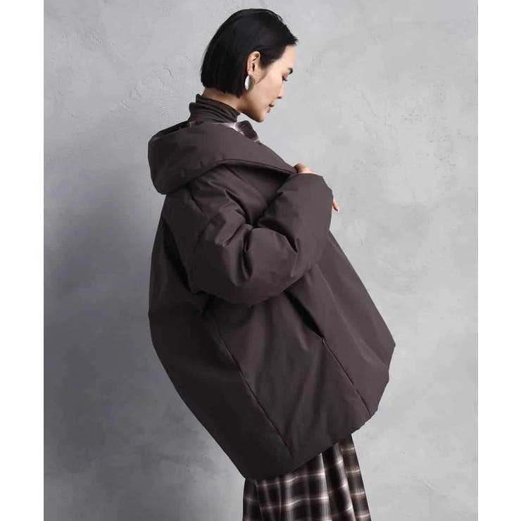 ［撥水加工］ショールカラーダウンコート | MICHEL KLEIN | 詳細画像3 