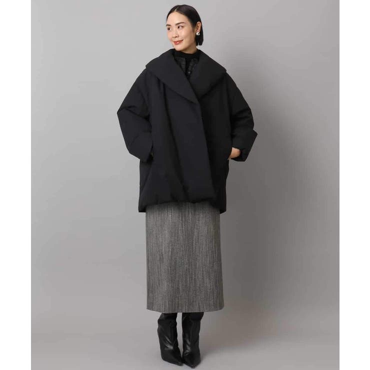 ［撥水加工］ショールカラーダウンコート | MICHEL KLEIN | 詳細画像31 