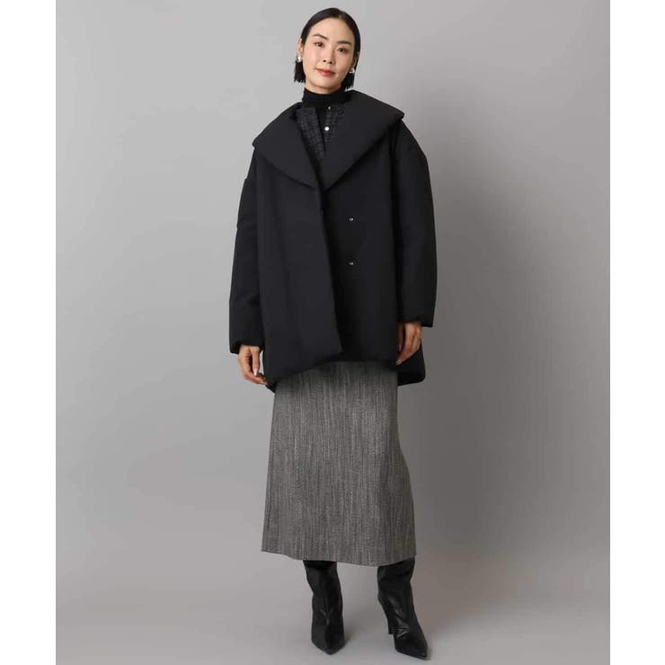 ［撥水加工］ショールカラーダウンコート | MICHEL KLEIN | 詳細画像33 