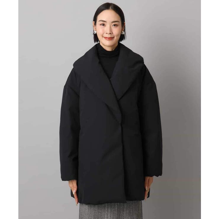 ［撥水加工］ショールカラーダウンコート | MICHEL KLEIN | 詳細画像34 