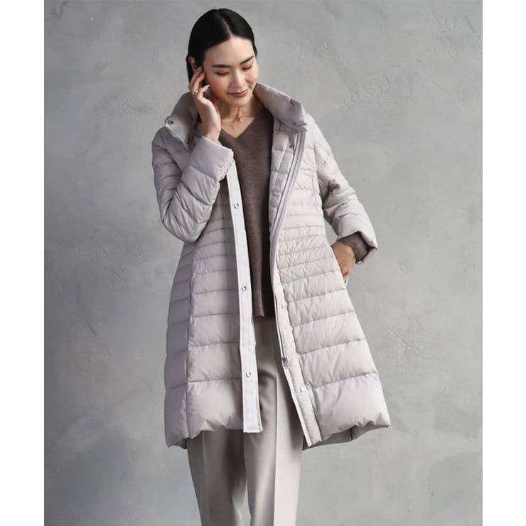 ライトグレー | [定番人気]2WAYストレッチダウンミドルコート | MICHEL KLEIN