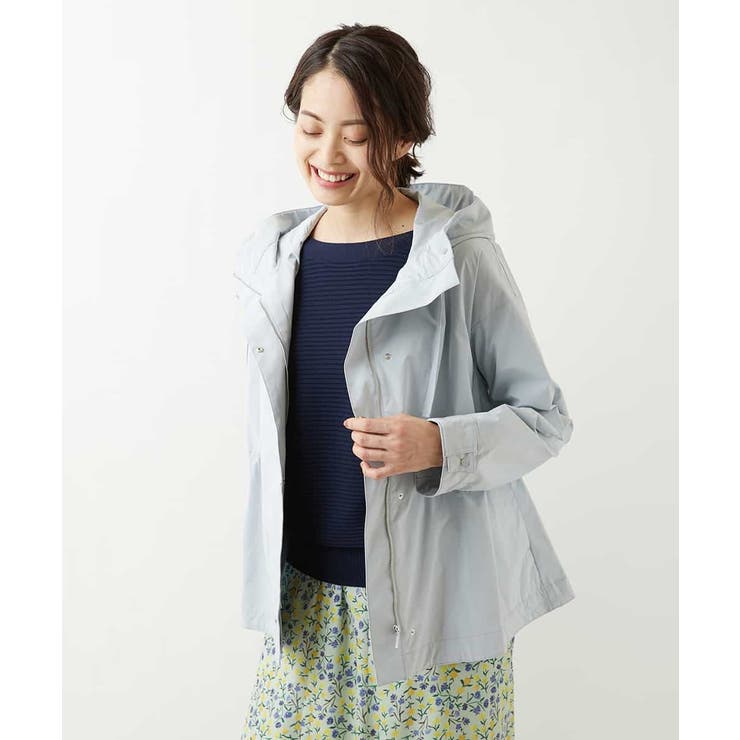 ライトブルー(50) | 【洗える】デザインライトブルゾン | MICHEL KLEIN