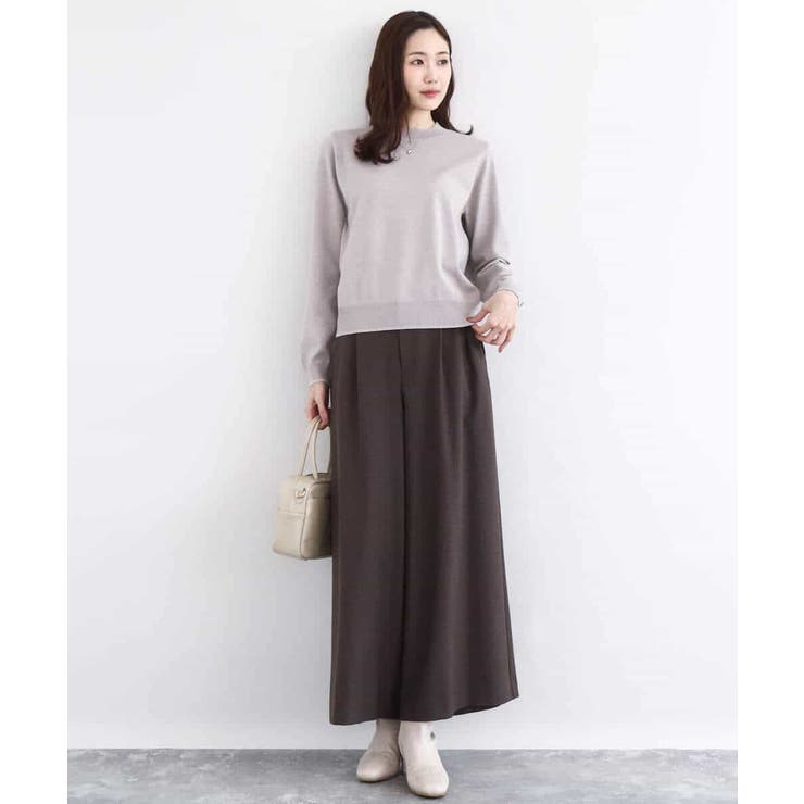 モックネックニット/洗える | MK MICHEL KLEIN | 詳細画像4 