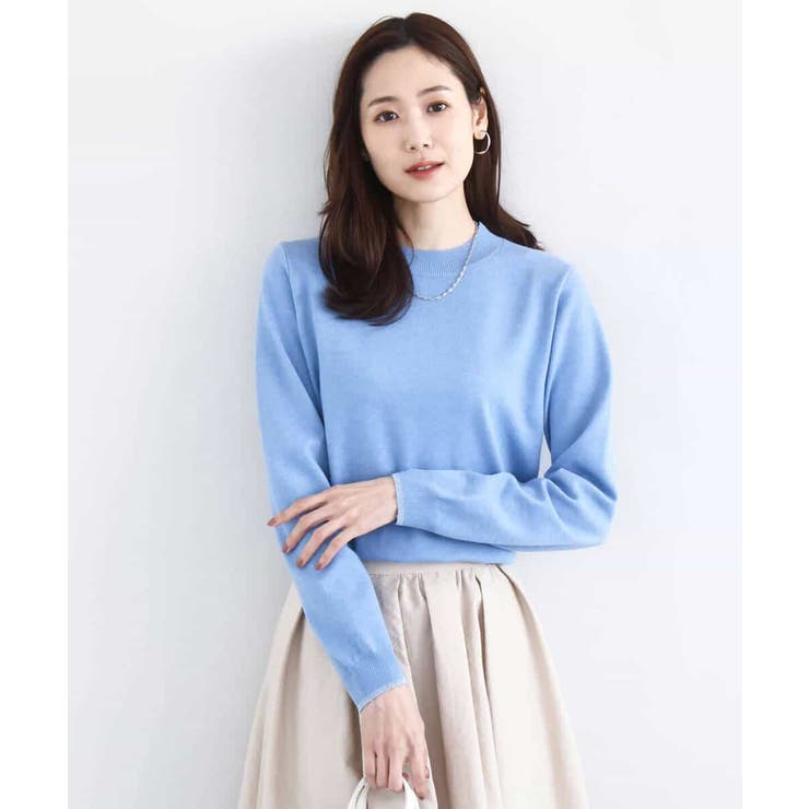 モックネックニット/洗える | MK MICHEL KLEIN | 詳細画像6 