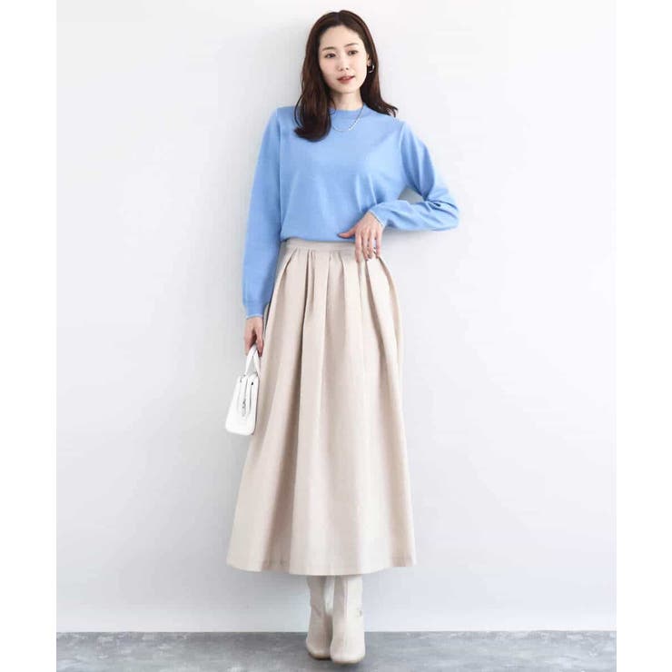 モックネックニット/洗える | MK MICHEL KLEIN | 詳細画像7 