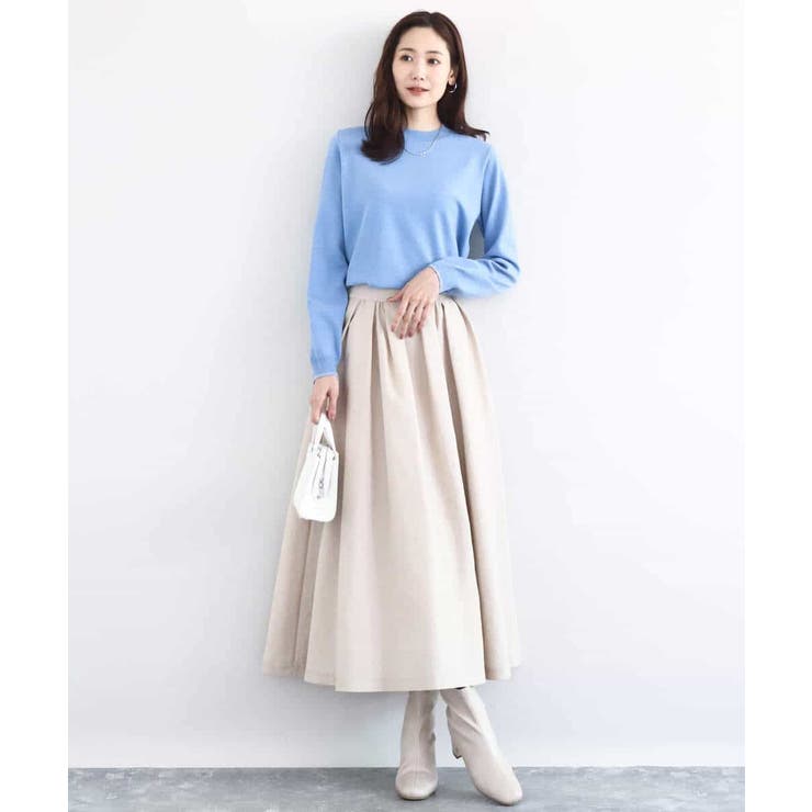 モックネックニット/洗える | MK MICHEL KLEIN | 詳細画像8 