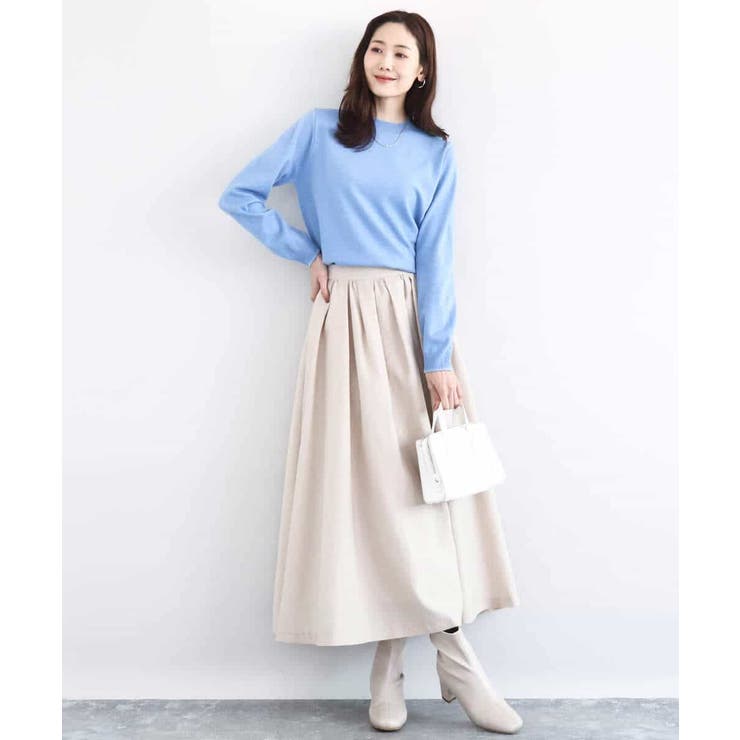 モックネックニット/洗える | MK MICHEL KLEIN | 詳細画像9 