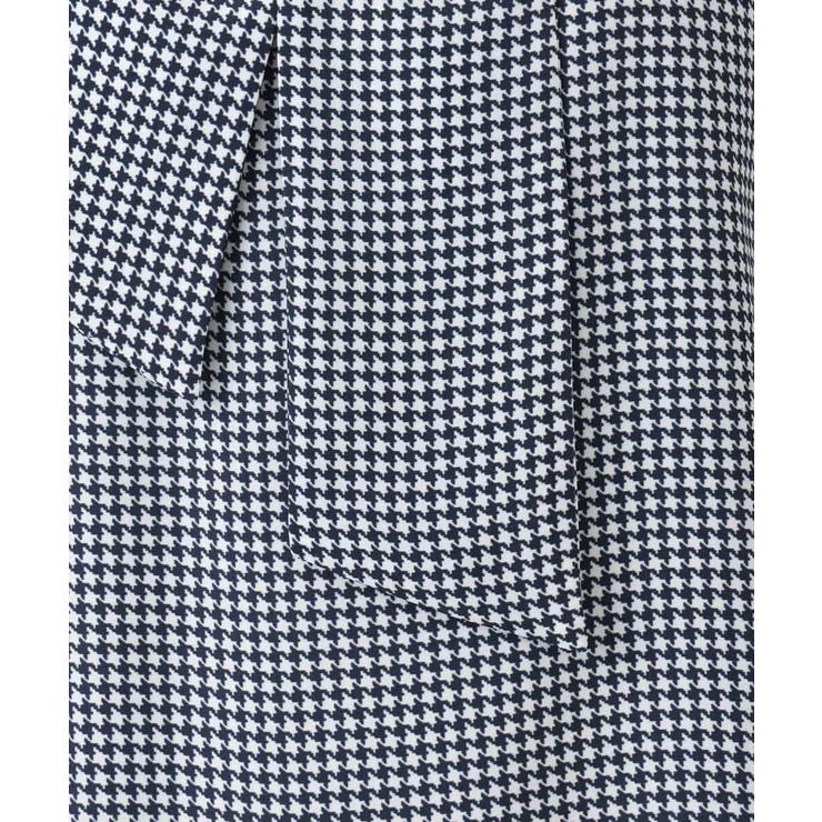 ボウタイ付き千鳥柄プリントブラウス/洗える | MK MICHEL KLEIN | 詳細画像21 