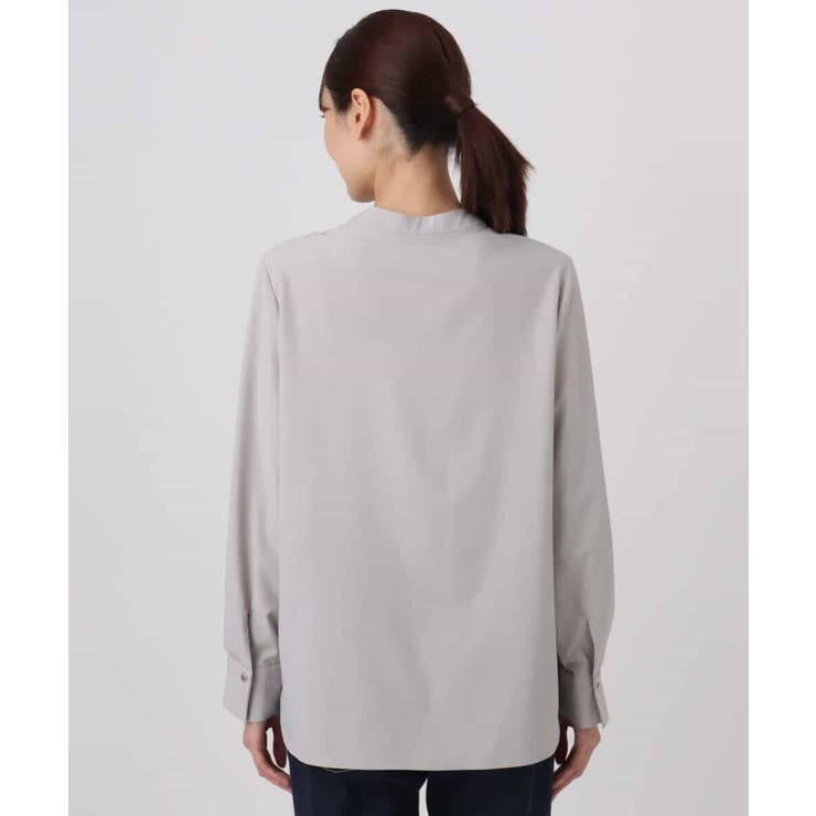 フロントピンタックレースブラウス/洗える | MK MICHEL KLEIN | 詳細画像12 