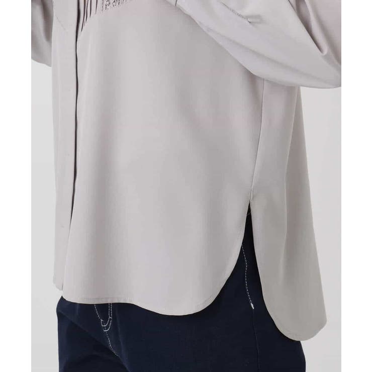 フロントピンタックレースブラウス/洗える | MK MICHEL KLEIN | 詳細画像15 