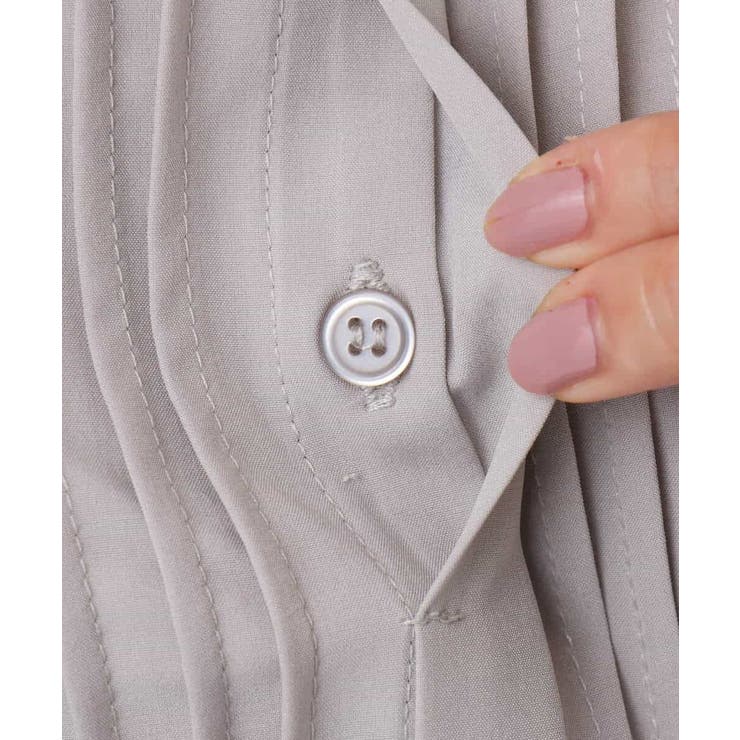 フロントピンタックレースブラウス/洗える | MK MICHEL KLEIN | 詳細画像17 