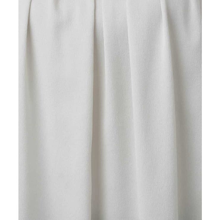 ウェーブサテンタックディティールブラウス/洗える | MK MICHEL KLEIN | 詳細画像21 