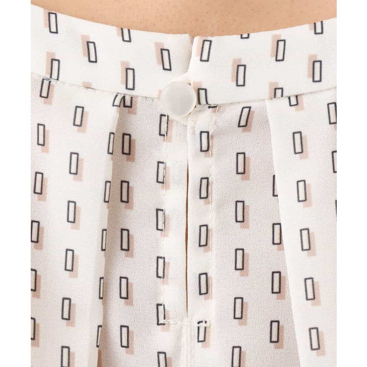 ボウタイ風幾何柄ブラウス/洗える | MK MICHEL KLEIN | 詳細画像18 