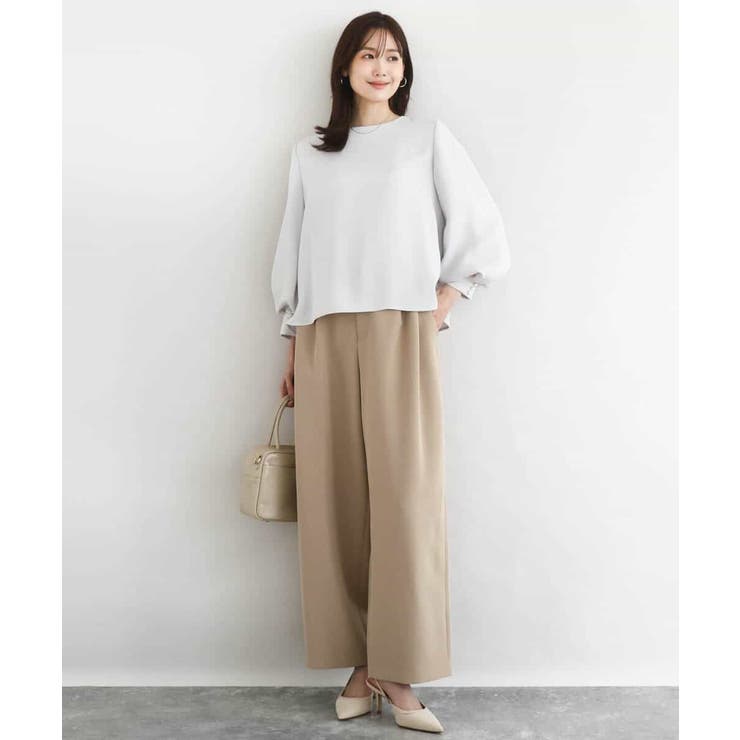 ボリュームスリーブブラウス/撥水/防シワ/洗える | MK MICHEL KLEIN | 詳細画像10 