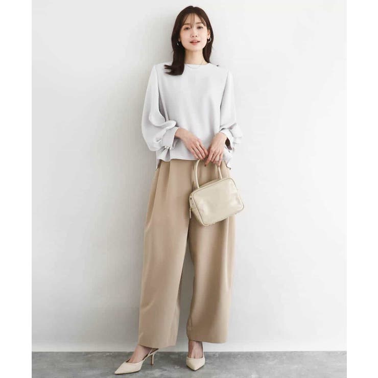 ボリュームスリーブブラウス/撥水/防シワ/洗える | MK MICHEL KLEIN | 詳細画像11 