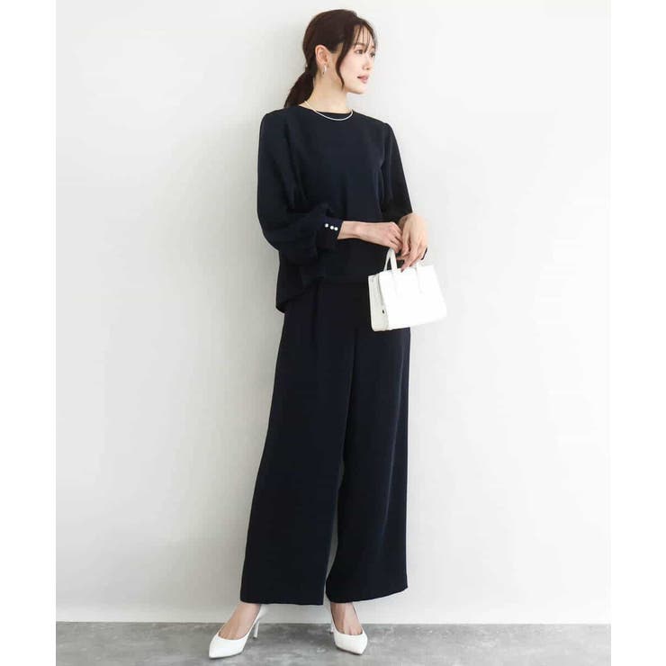 ボリュームスリーブブラウス/撥水/防シワ/洗える | MK MICHEL KLEIN | 詳細画像3 