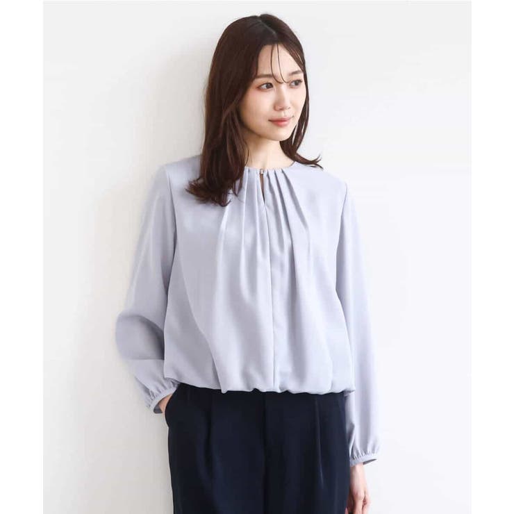 バルーンヘムブラウス/洗える | MK MICHEL KLEIN | 詳細画像11 