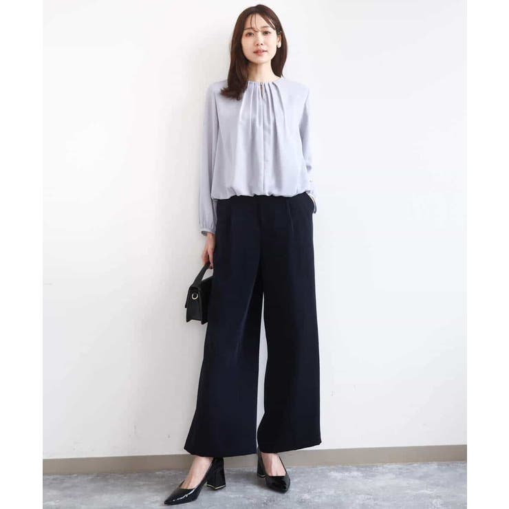 バルーンヘムブラウス/洗える | MK MICHEL KLEIN | 詳細画像12 