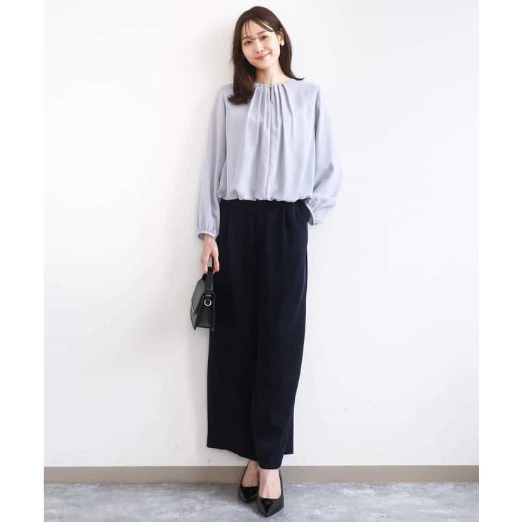 バルーンヘムブラウス/洗える | MK MICHEL KLEIN | 詳細画像13 