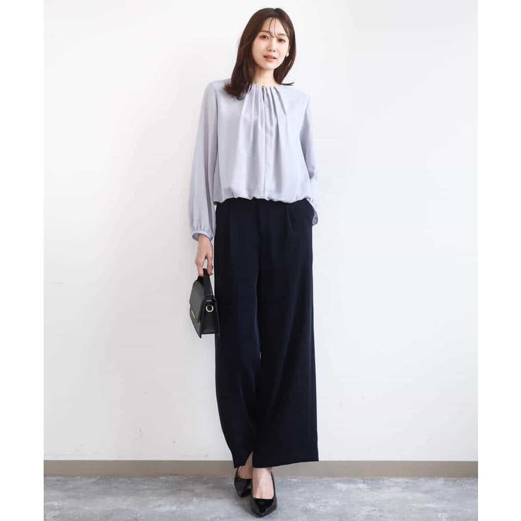 バルーンヘムブラウス/洗える | MK MICHEL KLEIN | 詳細画像14 