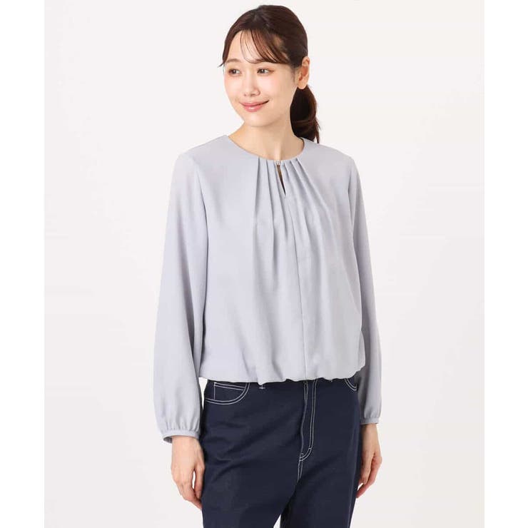 バルーンヘムブラウス/洗える | MK MICHEL KLEIN | 詳細画像15 
