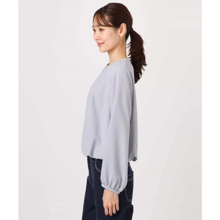 バルーンヘムブラウス/洗える | MK MICHEL KLEIN | 詳細画像16 