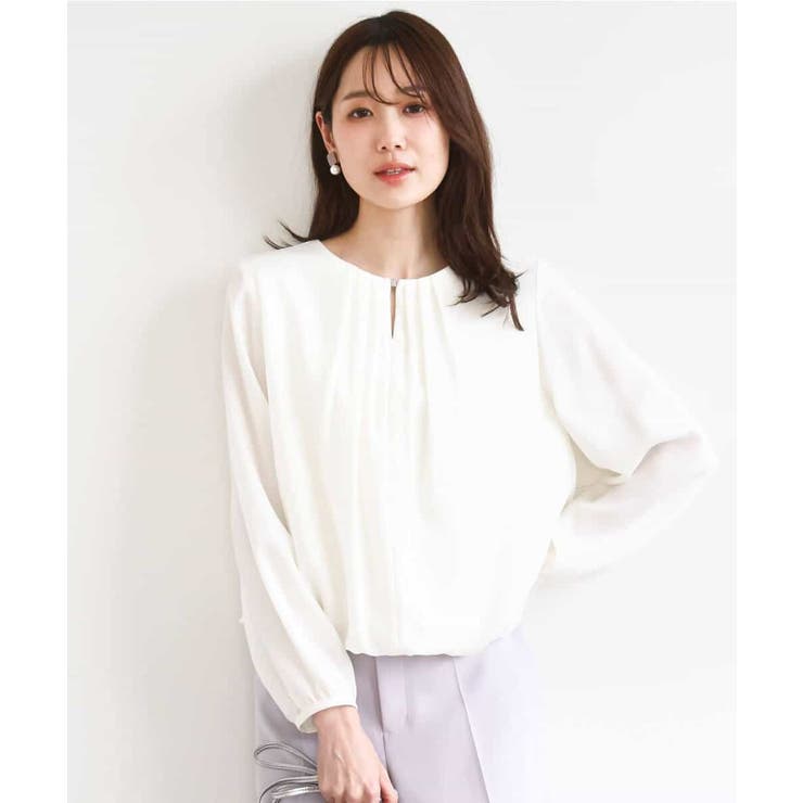 バルーンヘムブラウス/洗える | MK MICHEL KLEIN | 詳細画像2 