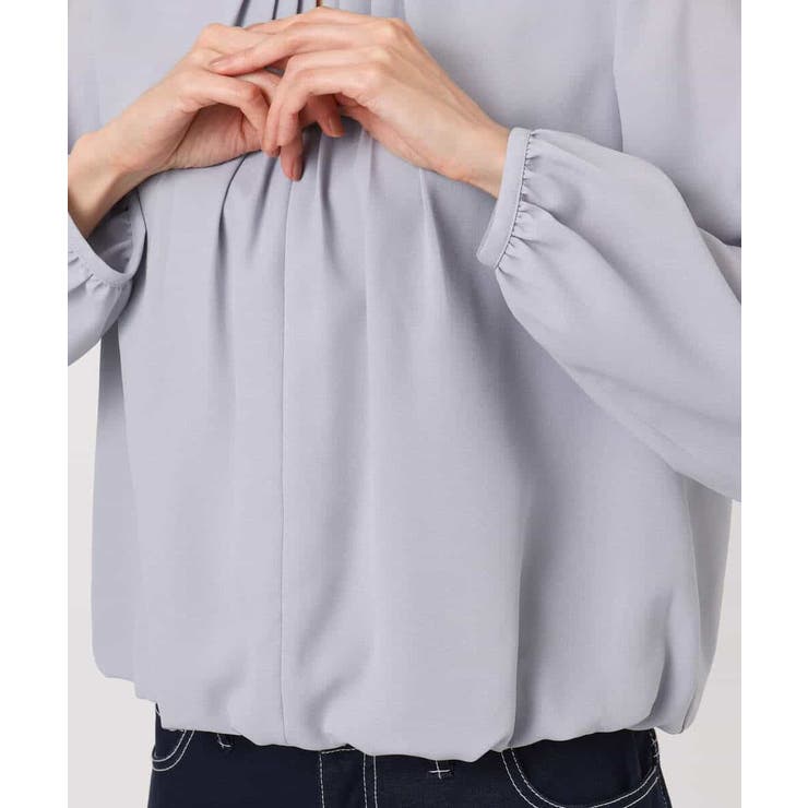 バルーンヘムブラウス/洗える | MK MICHEL KLEIN | 詳細画像21 