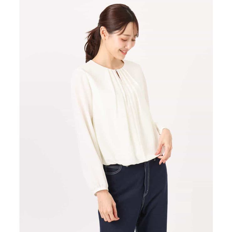 バルーンヘムブラウス/洗える | MK MICHEL KLEIN | 詳細画像25 