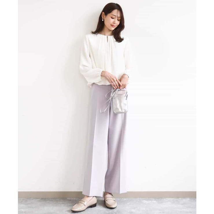 バルーンヘムブラウス/洗える | MK MICHEL KLEIN | 詳細画像4 