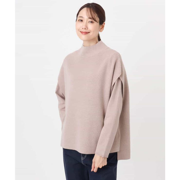 ハイネックジレ×クルーネックニット ツインセット | MK MICHEL KLEIN | 詳細画像19 