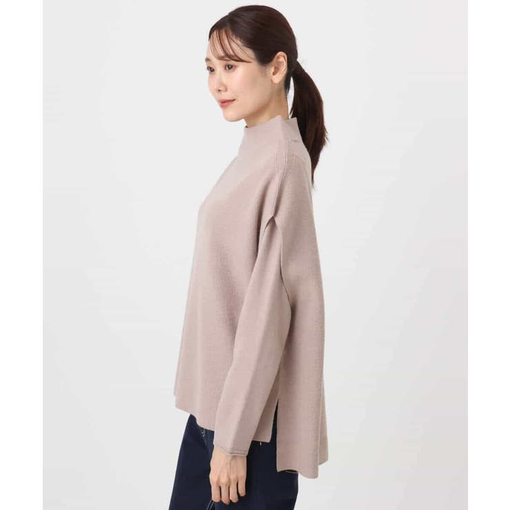 ハイネックジレ×クルーネックニット ツインセット | MK MICHEL KLEIN | 詳細画像20 