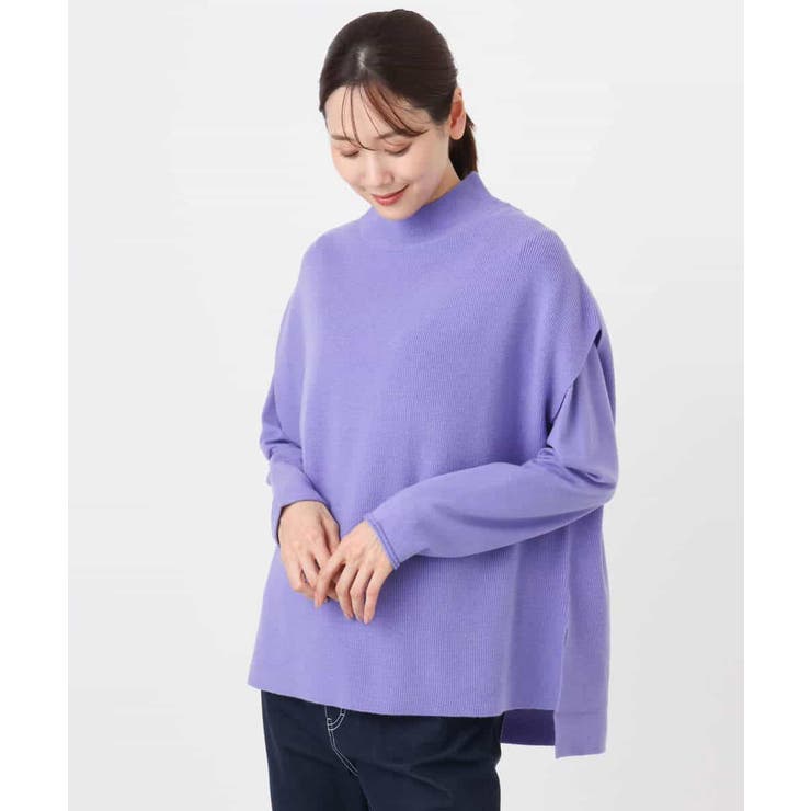 ハイネックジレ×クルーネックニット ツインセット | MK MICHEL KLEIN | 詳細画像32 