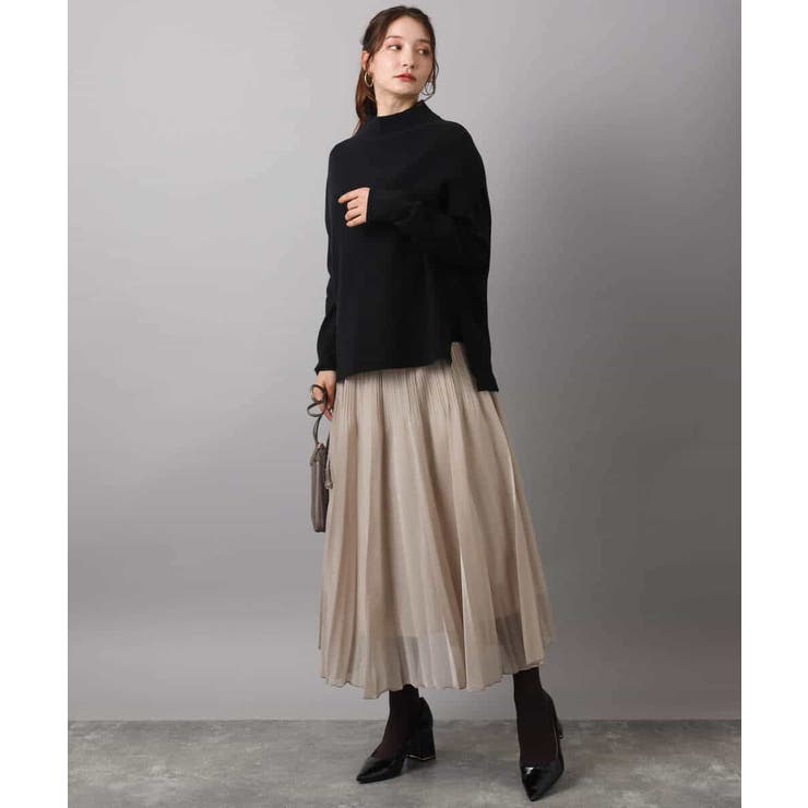 ハイネックジレ×クルーネックニット ツインセット | MK MICHEL KLEIN | 詳細画像9 