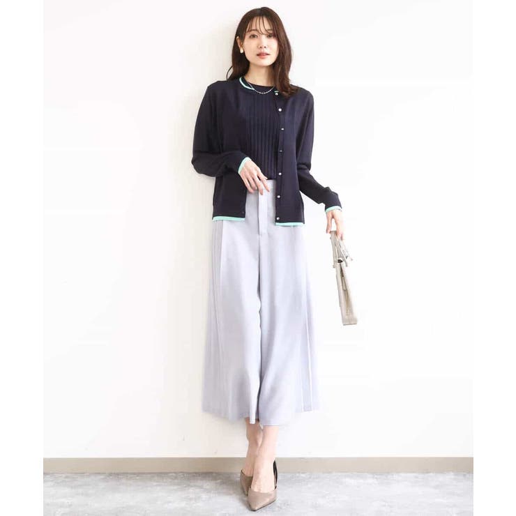 配色デザインカラーニットアンサンブル/洗える | MK MICHEL KLEIN | 詳細画像11 